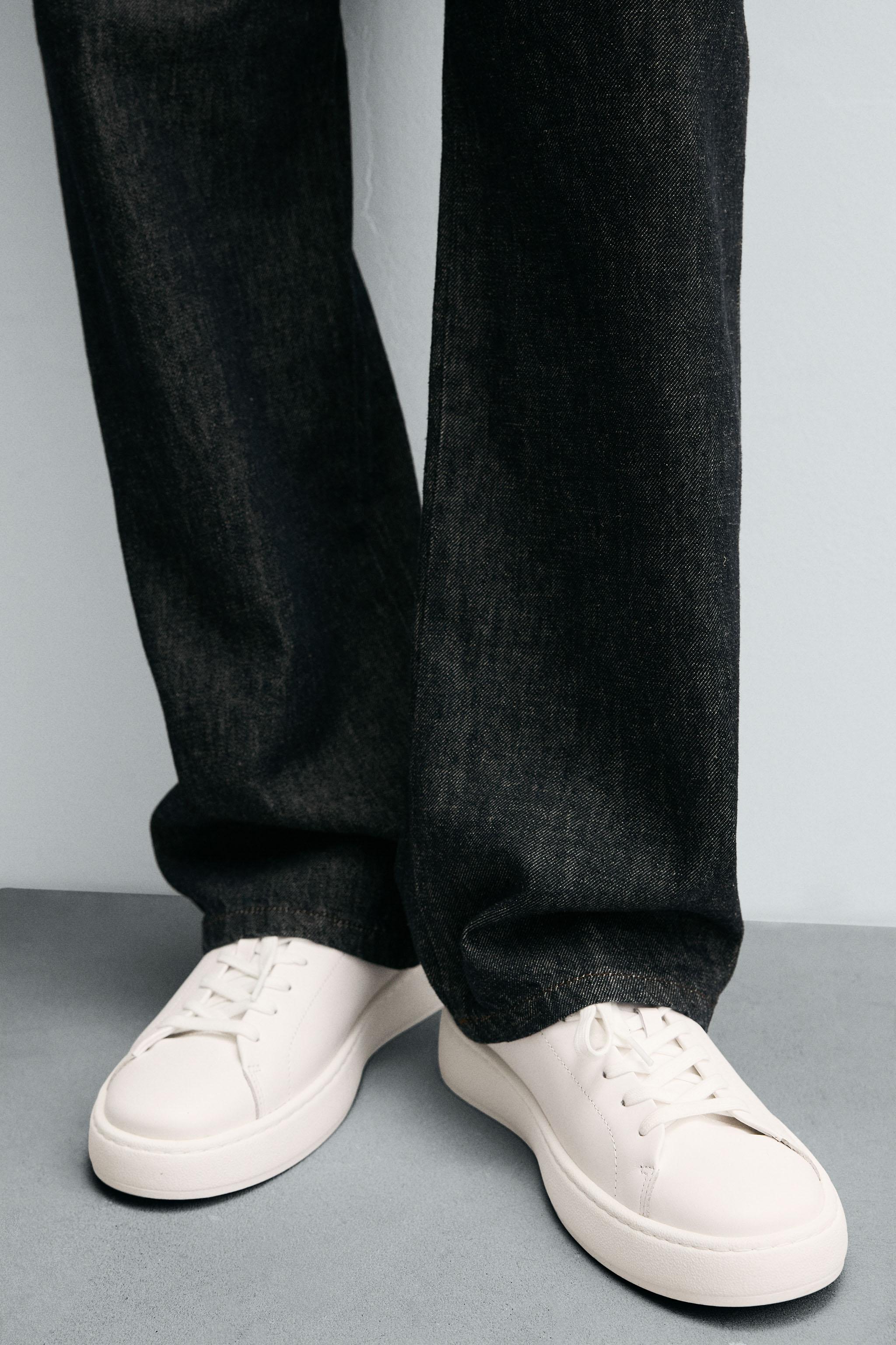 TENNIS EN CUIR ÉPAISSES